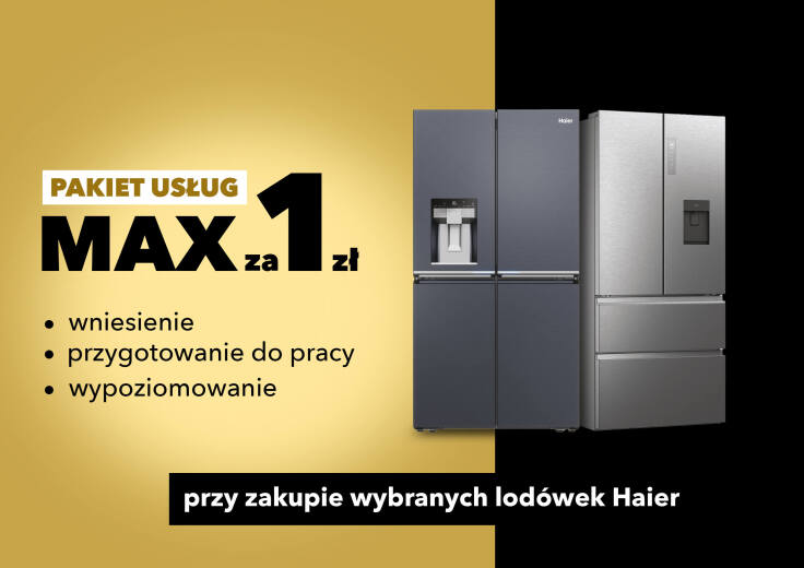 Baner prasowo reklamowy Haier