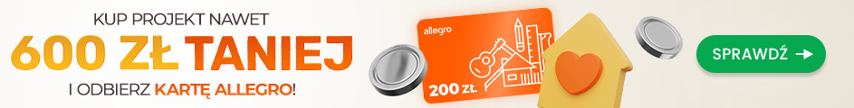 Kup projekt nawet 600 zł taniej i odbierz kartę Allegro! ✂️