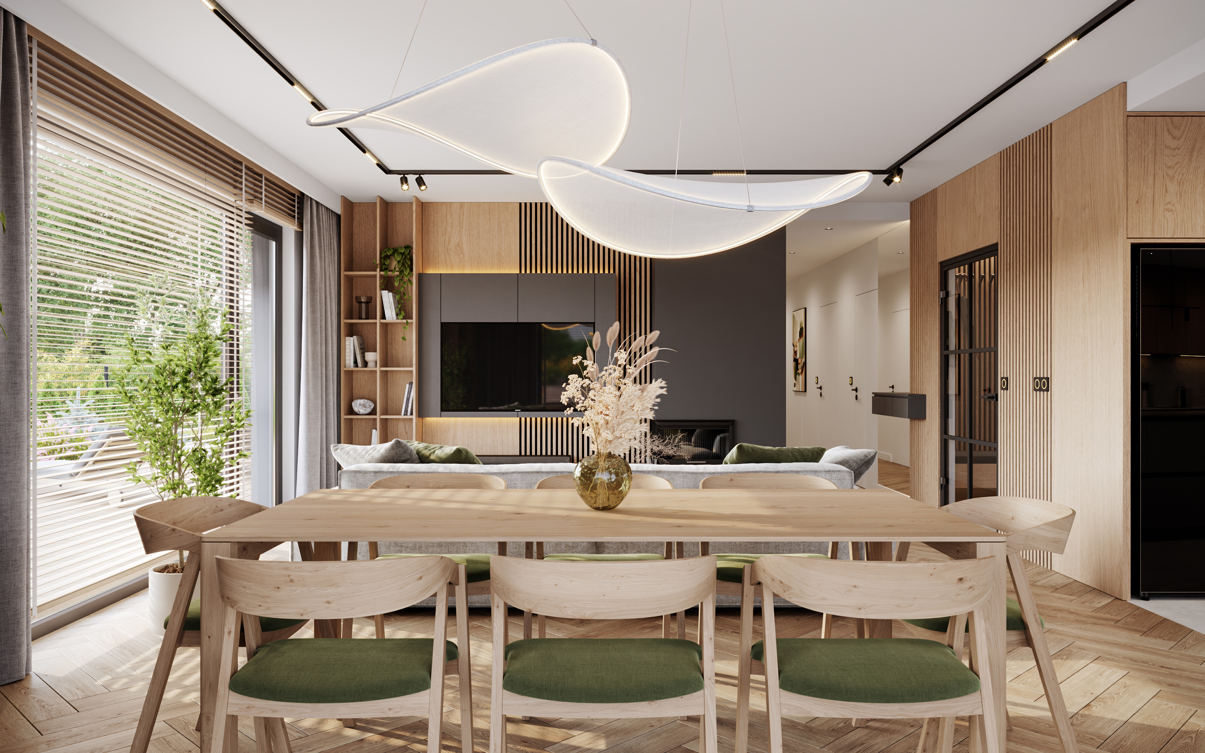 Projekt gotowy Bergen 130 - parterowy dom o powierzchni 130,40 m², z dachem w stylu "kopertowy"