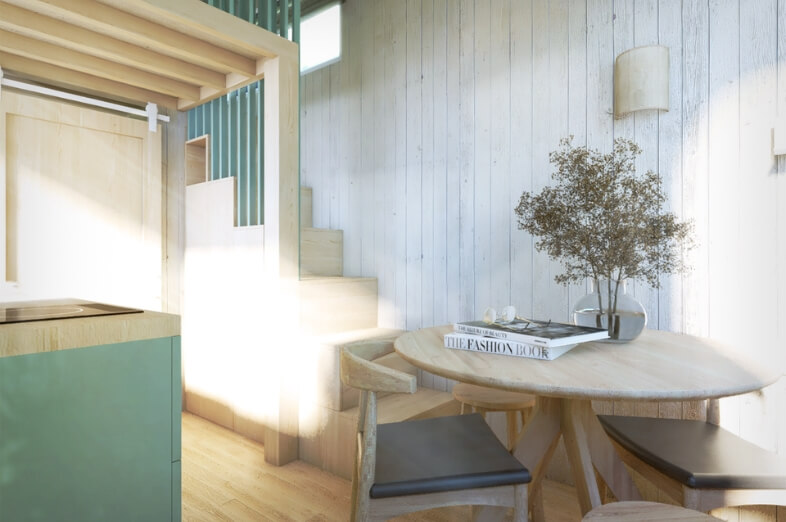 Dom mobilny Tiny House - HTH1001