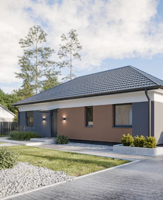 Dom prefabrykowany Parterowy 100B - HFX1010