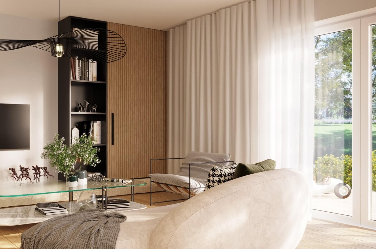 Dom murowany Szafir z wiatą garażową - HDD1003