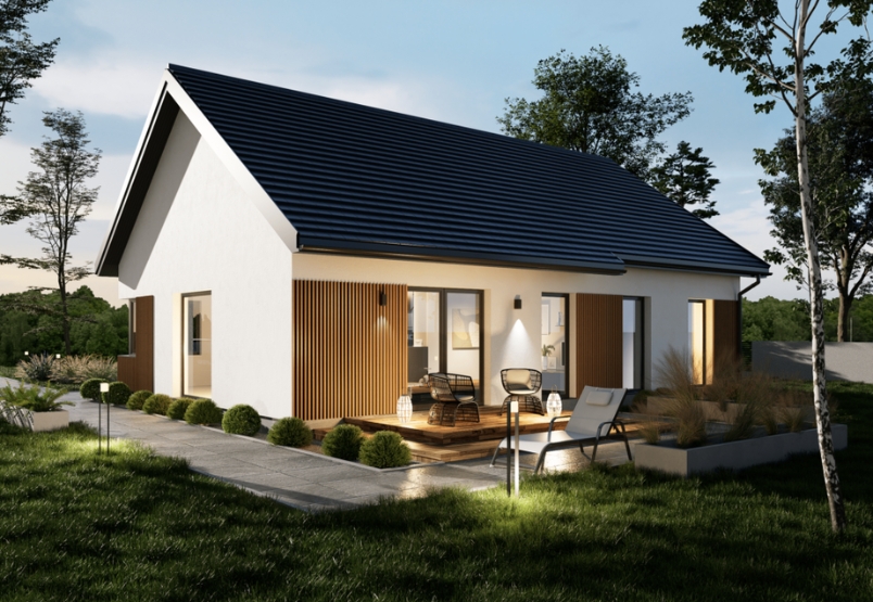 Dom keramzytowy Atrakcyjna Stodoła AS110 - HAK1005