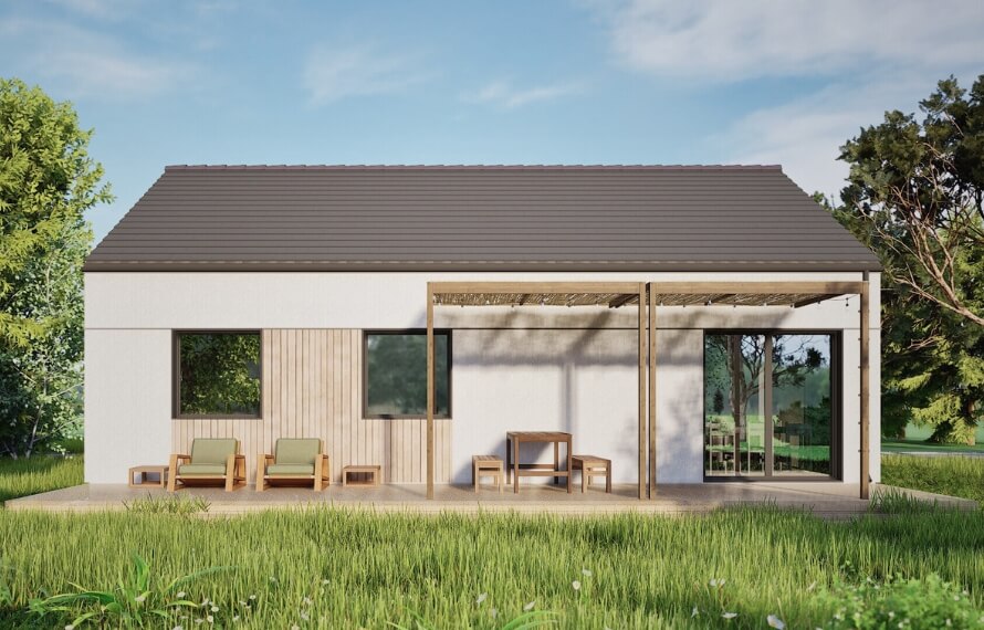 Dom murowany Eco 2 Air - HPE1008