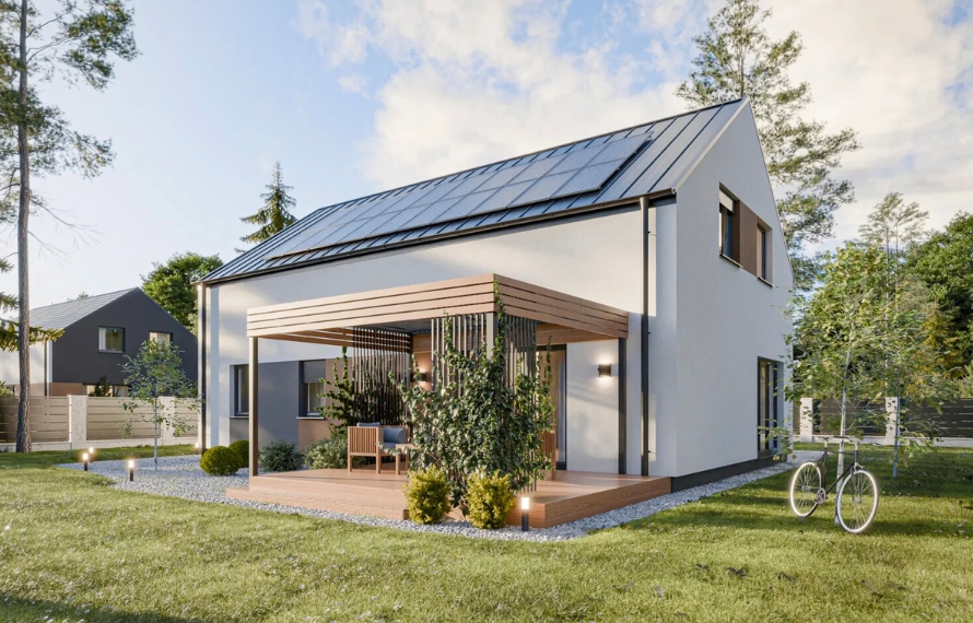 Dom prefabrykowany Stodoła 180B - HFX1028