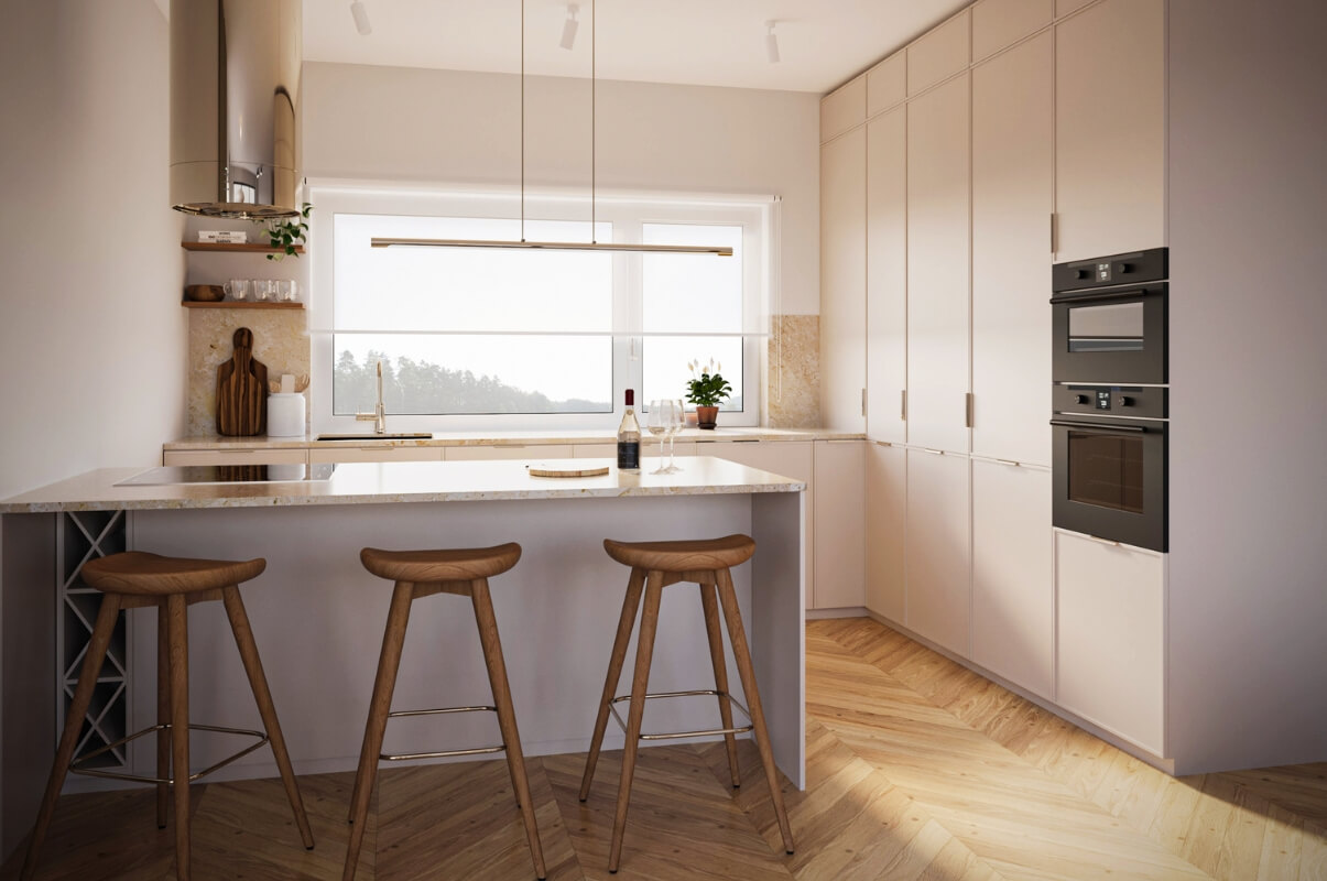 Dom prefabrykowany P.4 bez okapu - HPK1003