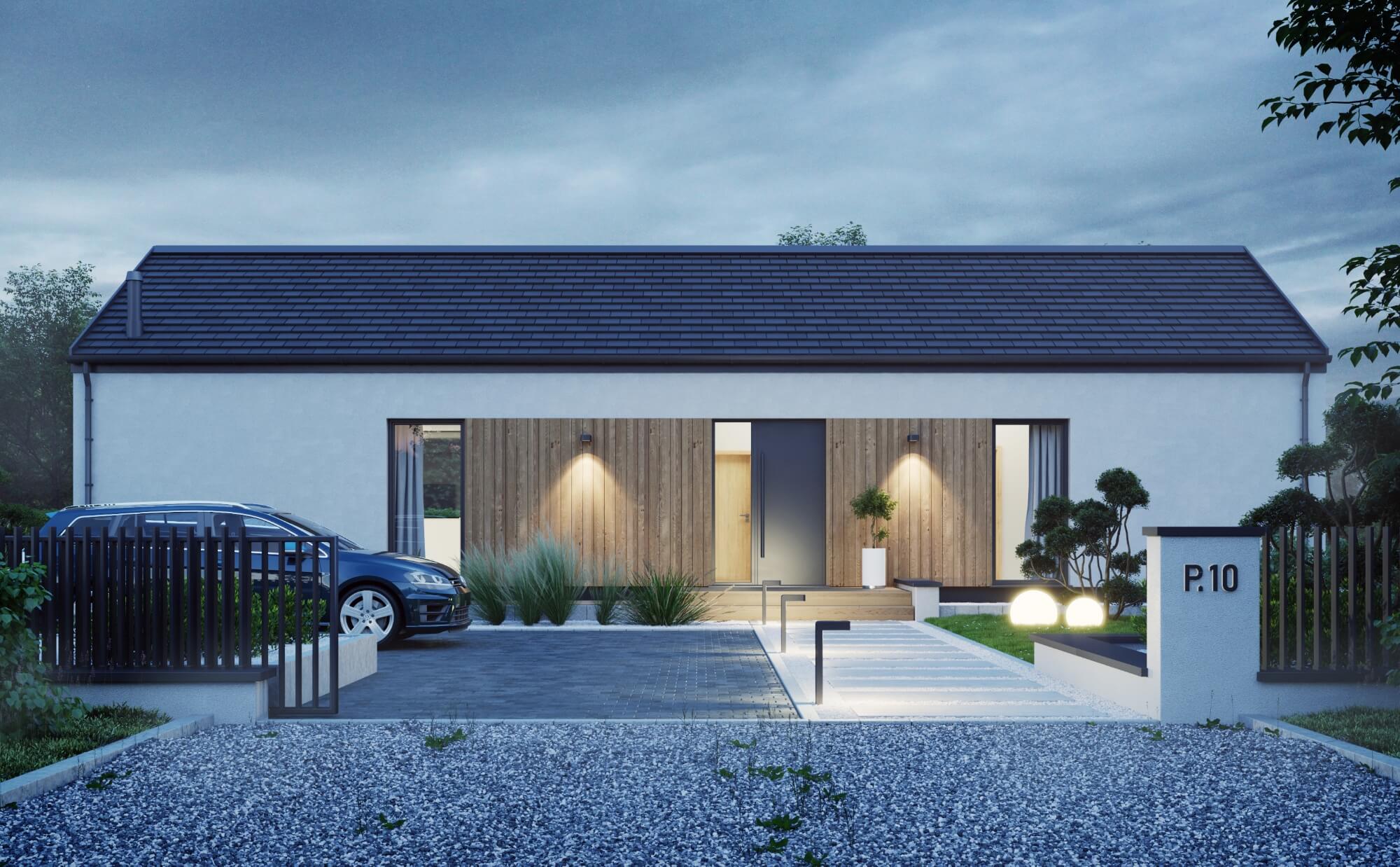 Dom prefabrykowany P.10 - HPK1009