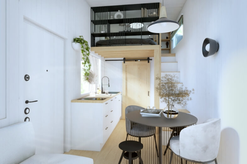 Dom mobilny Tiny House - HTH1001