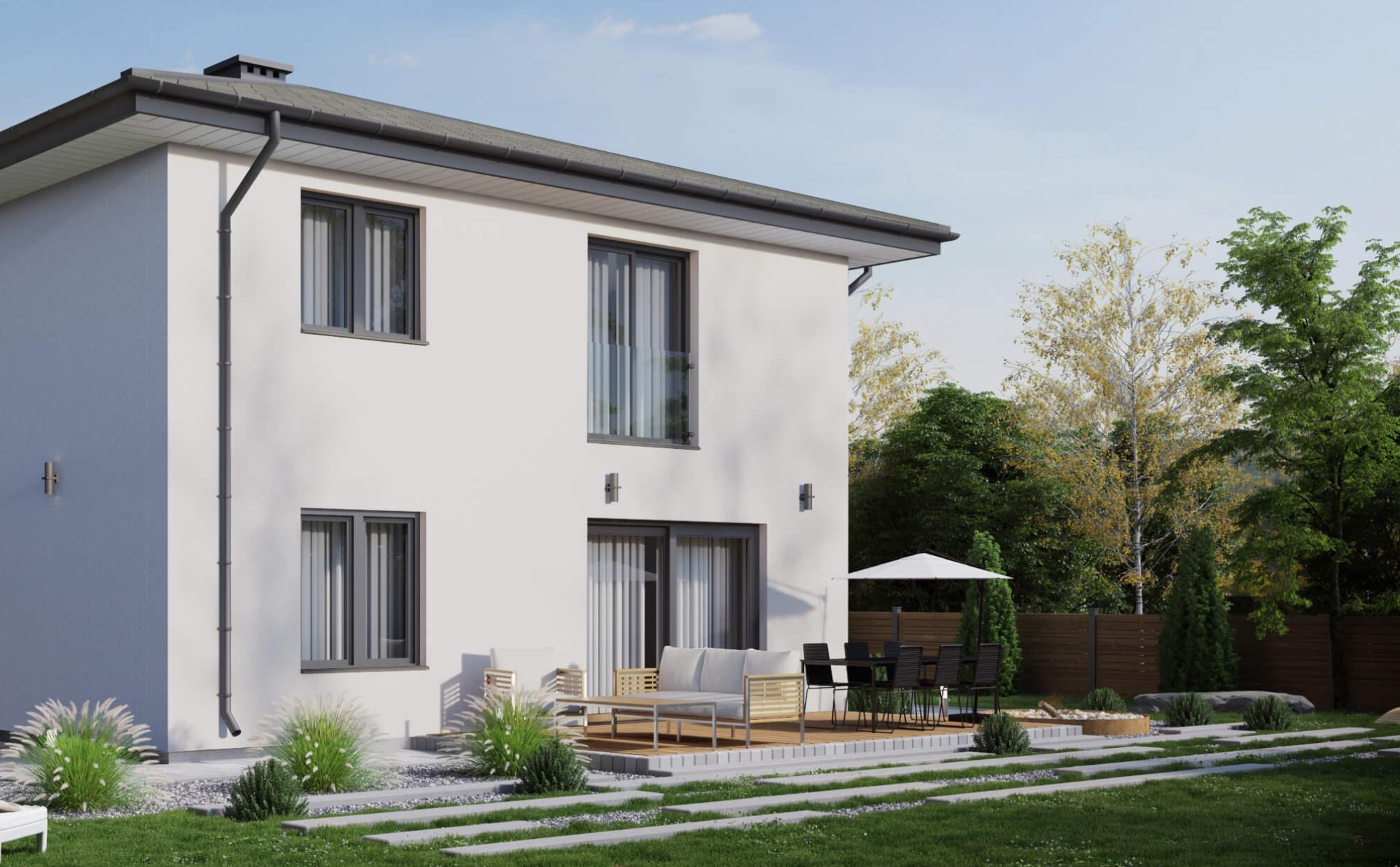 Dom prefabrykowany P.6 - HPK1005