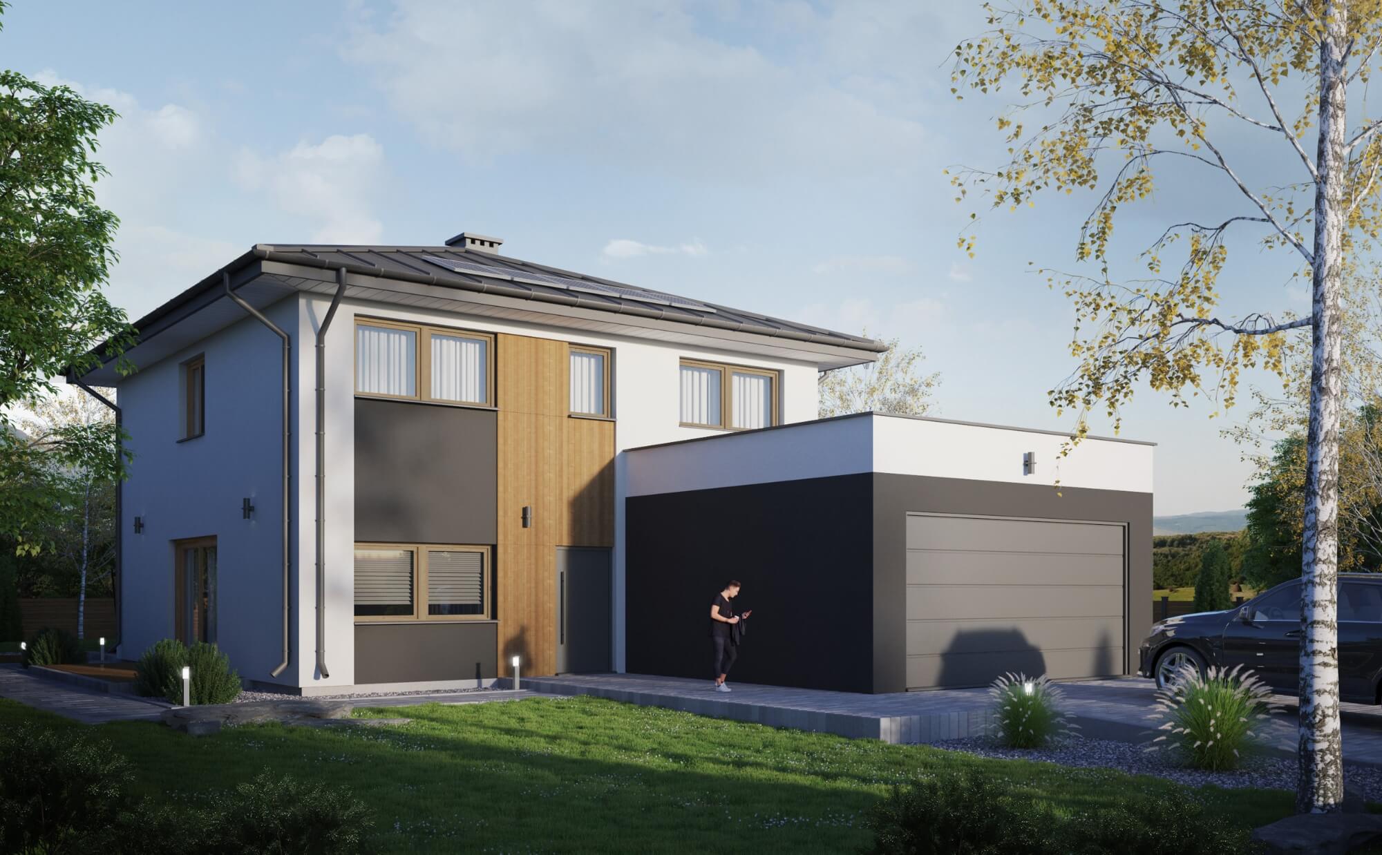 Dom prefabrykowany P.6 - HPK1005