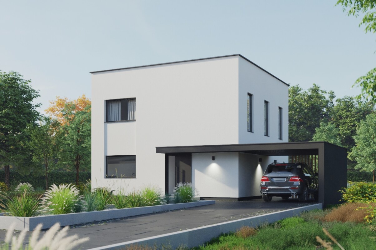 Dom prefabrykowany P.9 - HPK1008