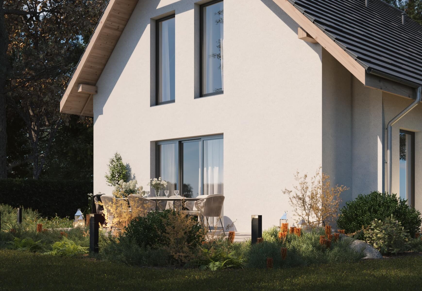 Dom murowany Szafir bez garażu - HDD1008