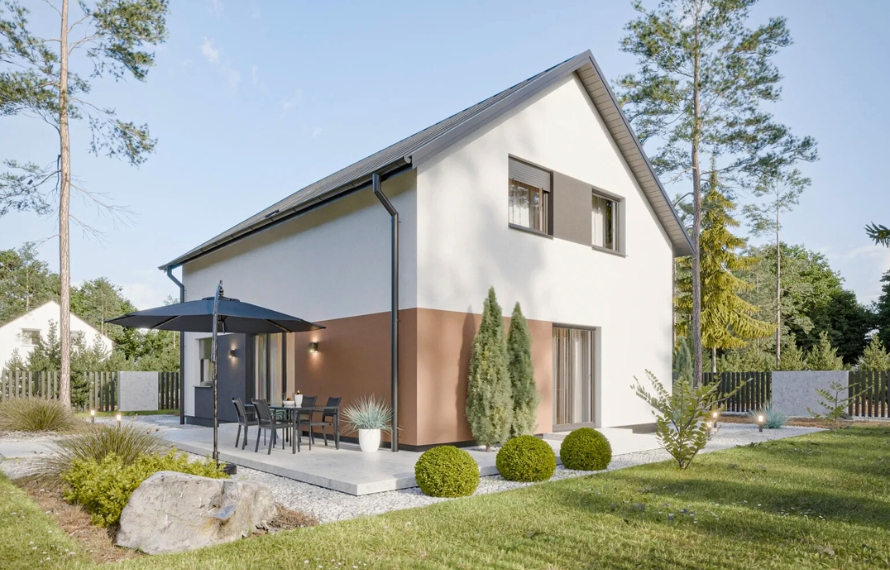 Dom prefabrykowany Stodoła 150C - HFX1026