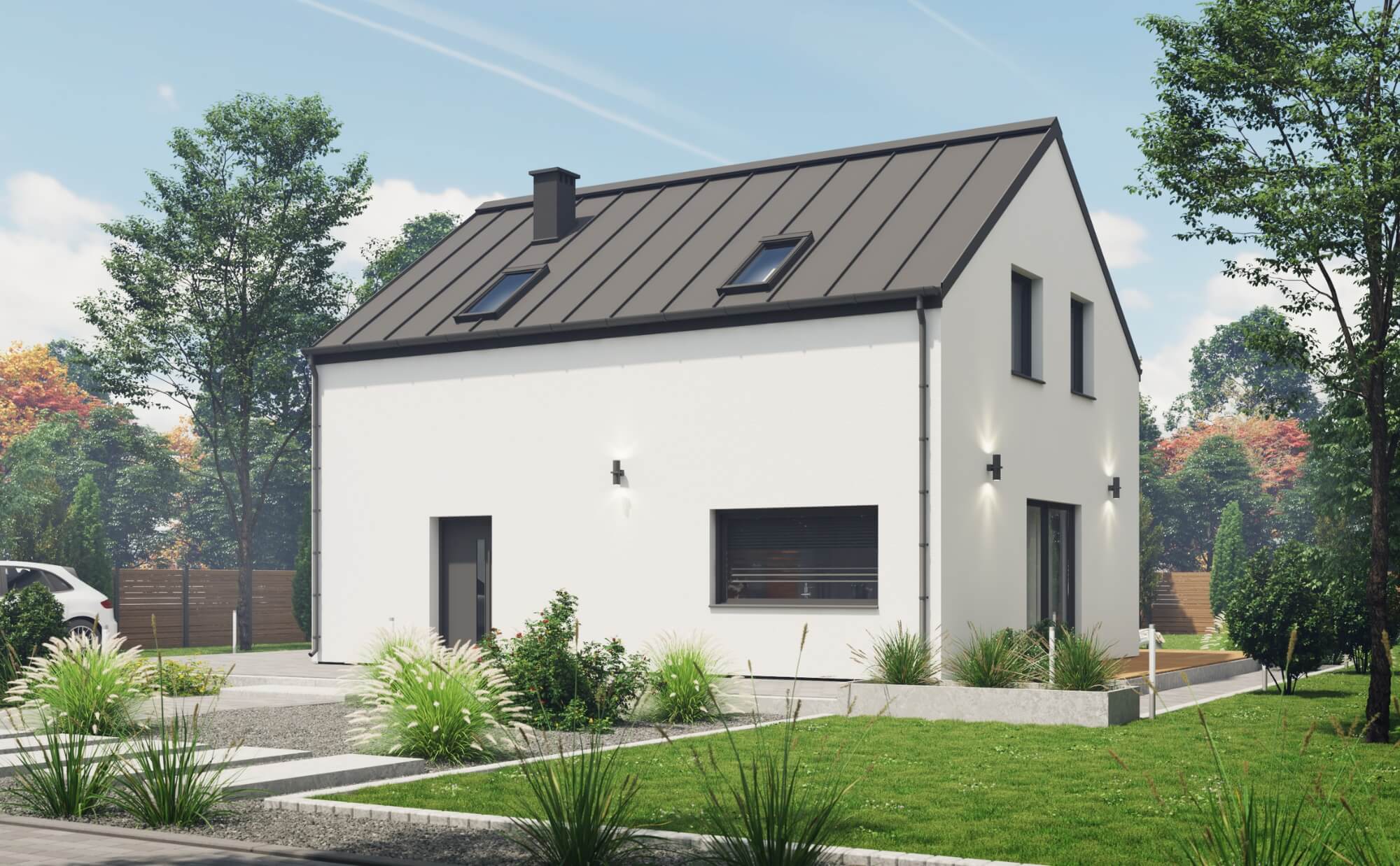 Dom prefabrykowany P.3 bez okapu - HPK1002