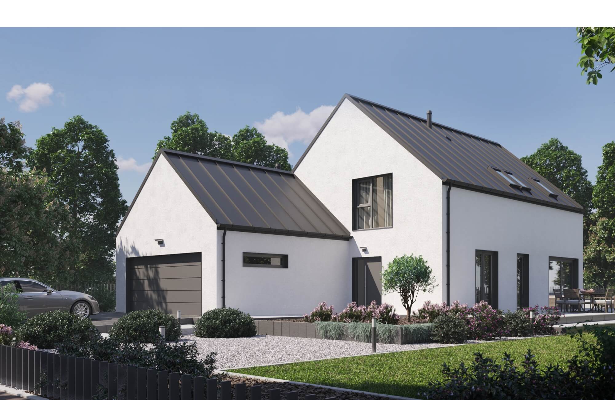 Dom prefabrykowany P.12 bez okapu - HPK1020