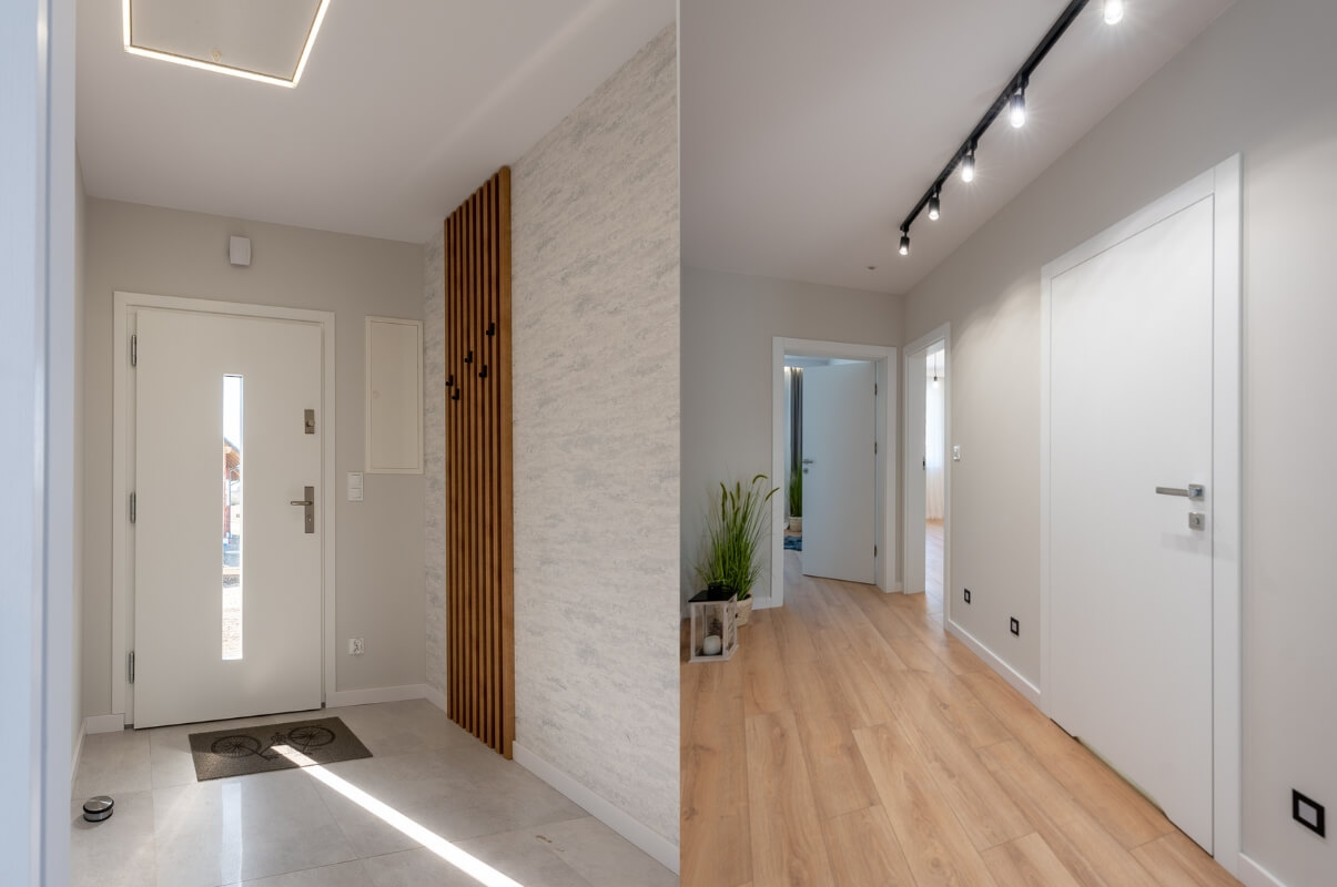 Dom murowany Szmaragd z wiatą garażową - HDD1004