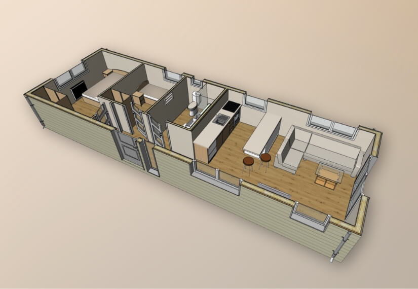 Dom mobilny MoonWave - HLL1000