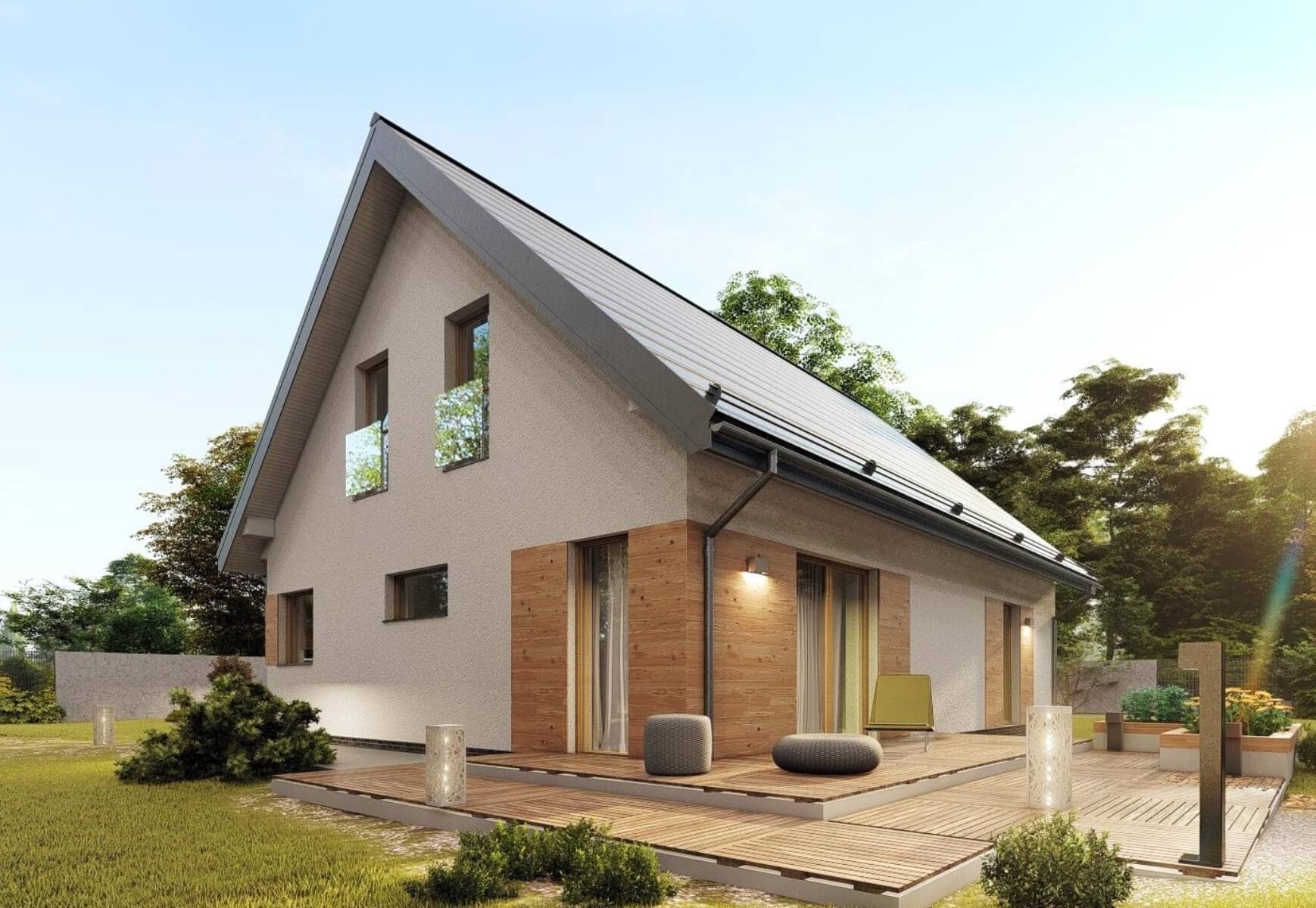 Dom murowany Dom na 10 sposobów wersja klasyczna - HAD1005