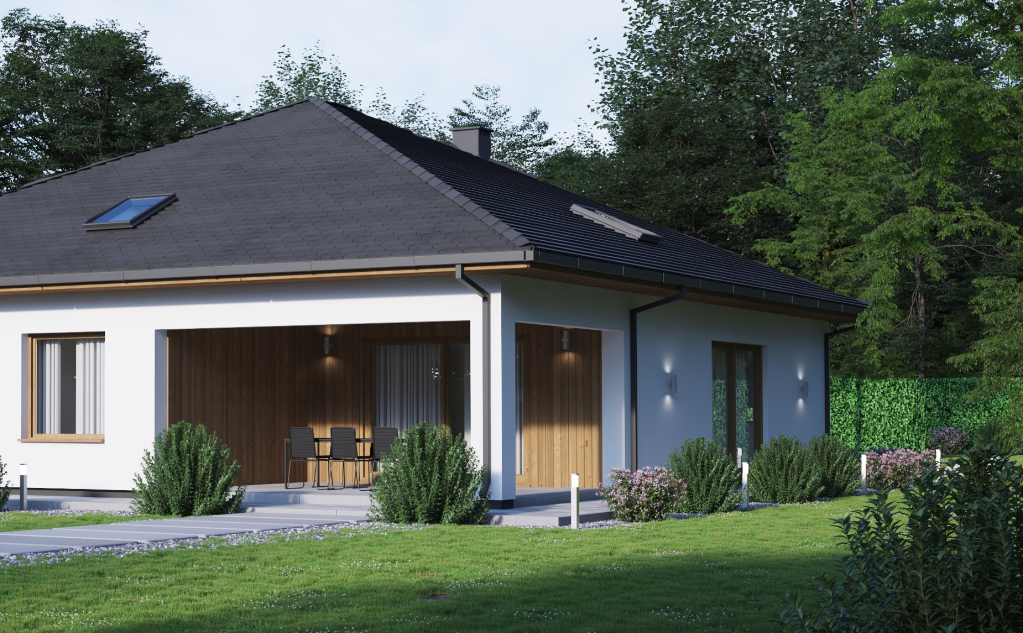 Dom prefabrykowany P.2 - HPK1001