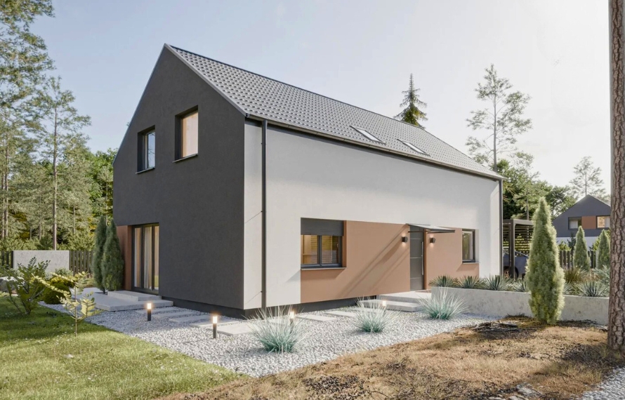 Dom prefabrykowany Stodoła 180C - HFX1029