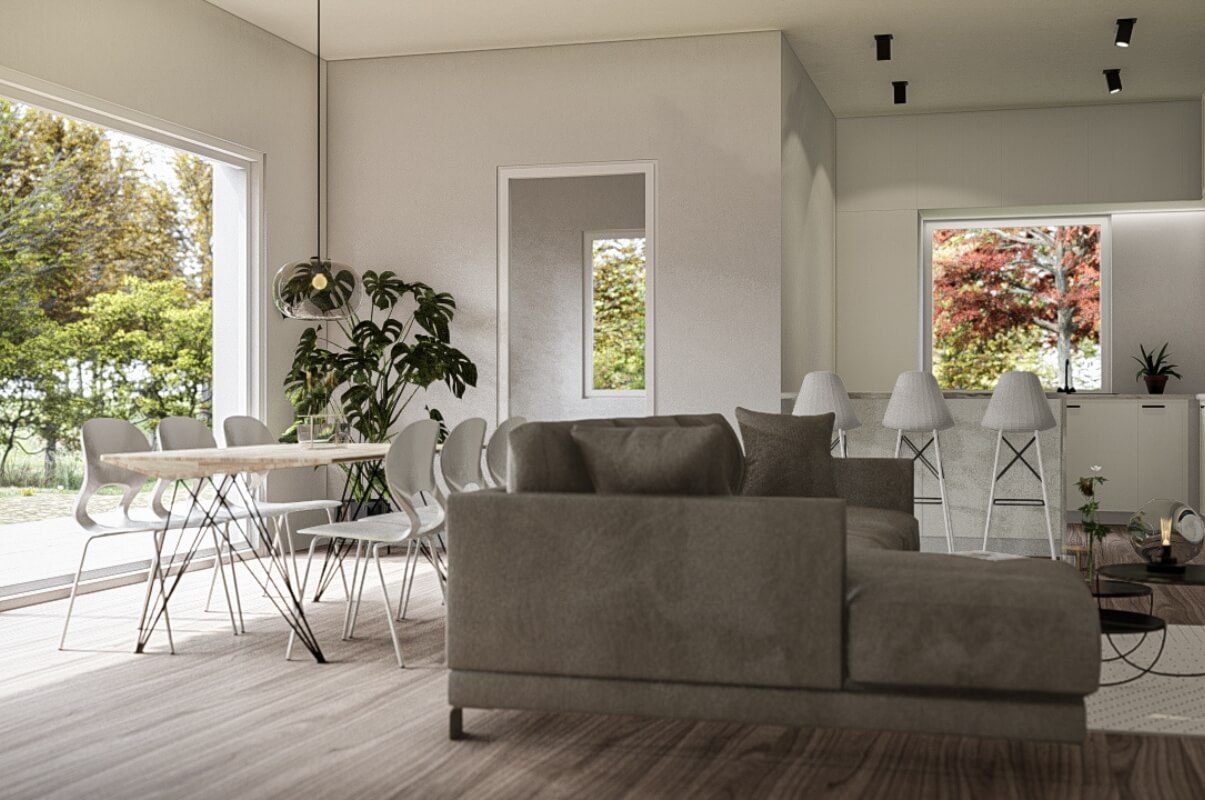 Dom prefabrykowany P.8 - HPK1007