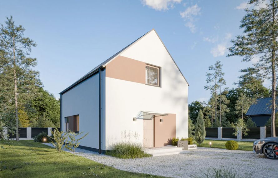 Dom prefabrykowany Piętrowy 95C - HFX1020