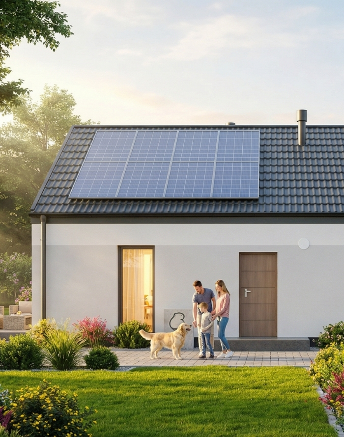 Dom prefabrykowany Parterowy 80B - HFX1042