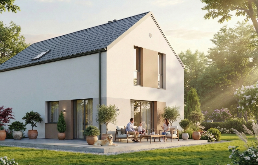 Dom prefabrykowany FastHome 130B - HFX1034