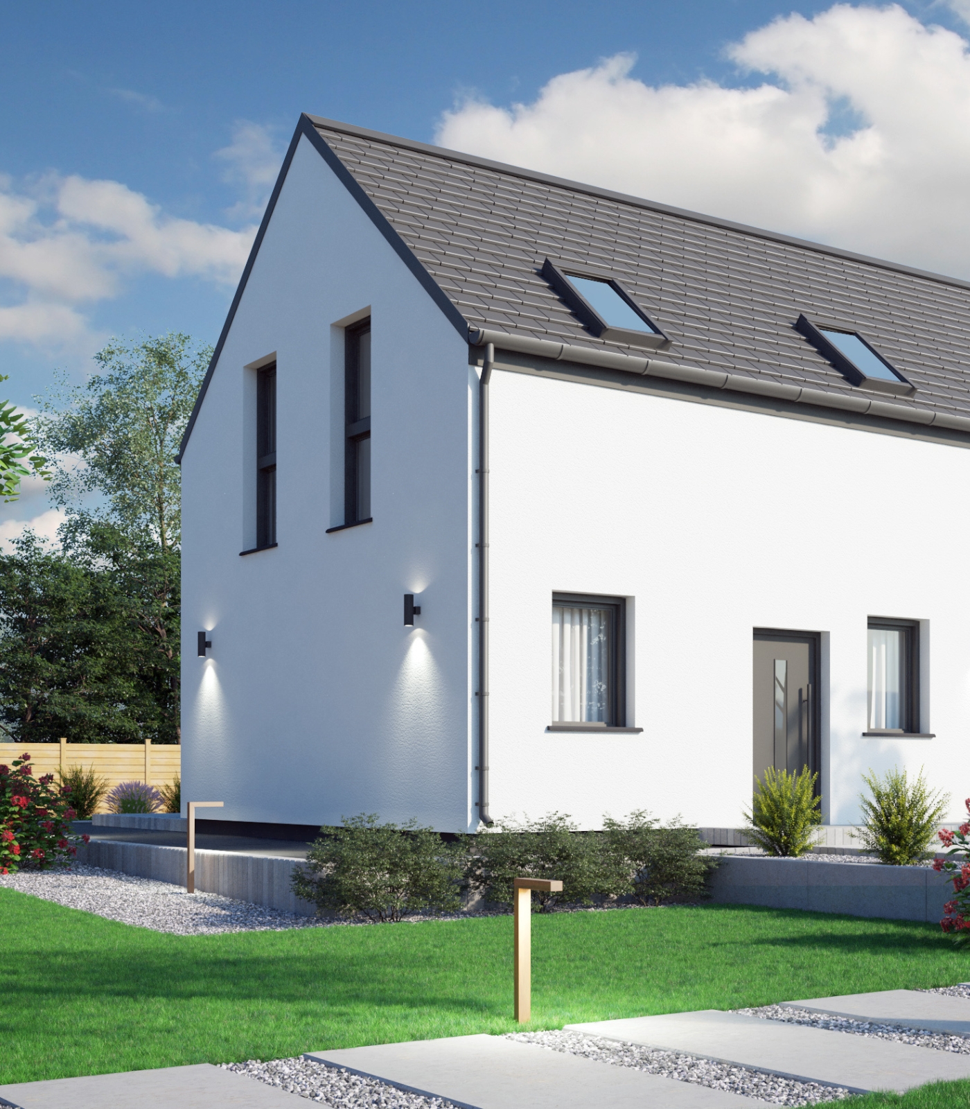 Dom prefabrykowany P.7 bez okapu - HPK1006