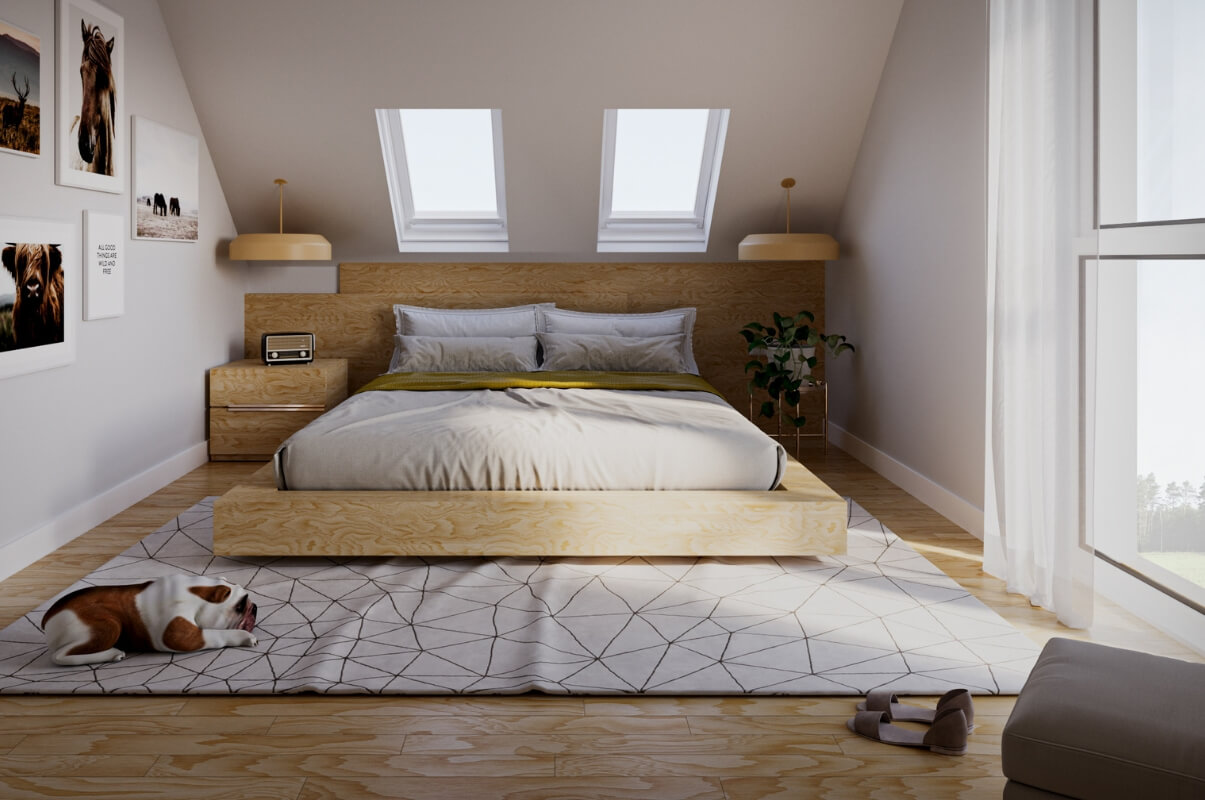 Dom prefabrykowany P.7 z okapem - HPK1015