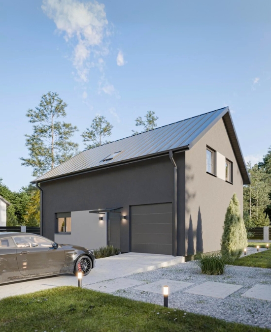 Dom prefabrykowany Stodoła 150B - HFX1025