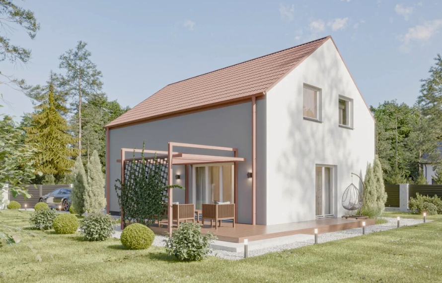 Dom prefabrykowany Stodoła 150A - HFX1024