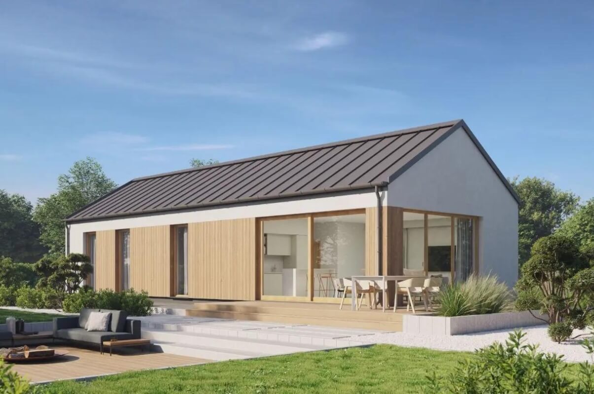 Dom prefabrykowany P.10 - HPK1009