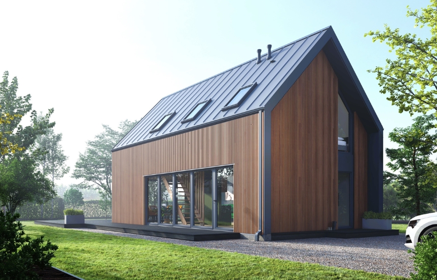 Dom prefabrykowany DH70-1 - HDH1004