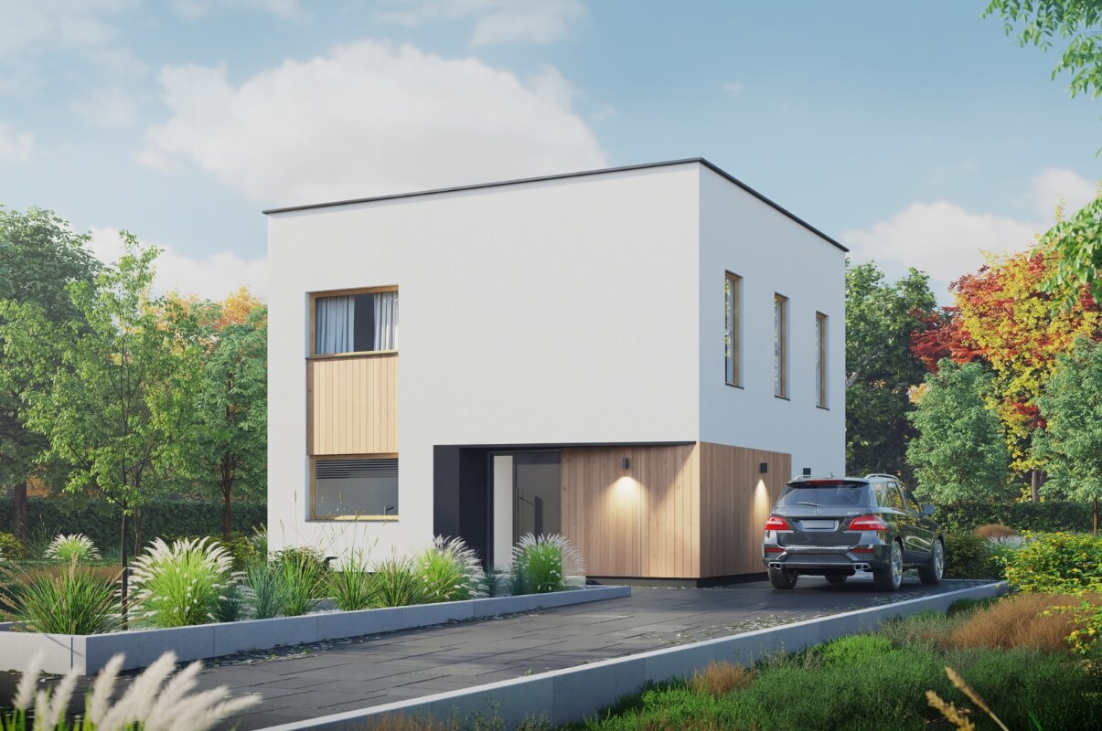 Dom prefabrykowany P.9 - HPK1008