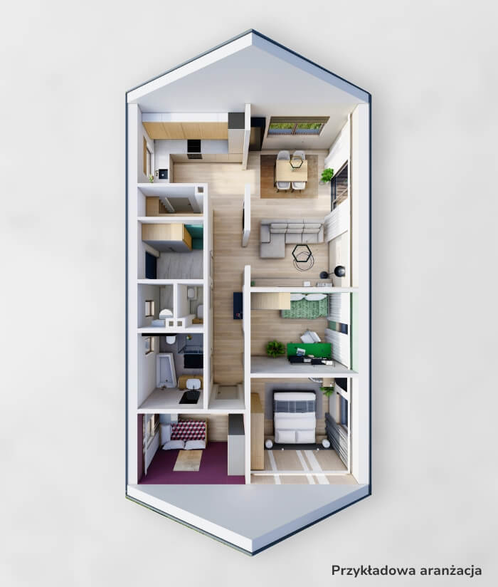 Dom prefabrykowany DH110 - HDH1006