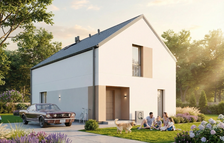 Dom prefabrykowany FastHome 130B - HFX1034