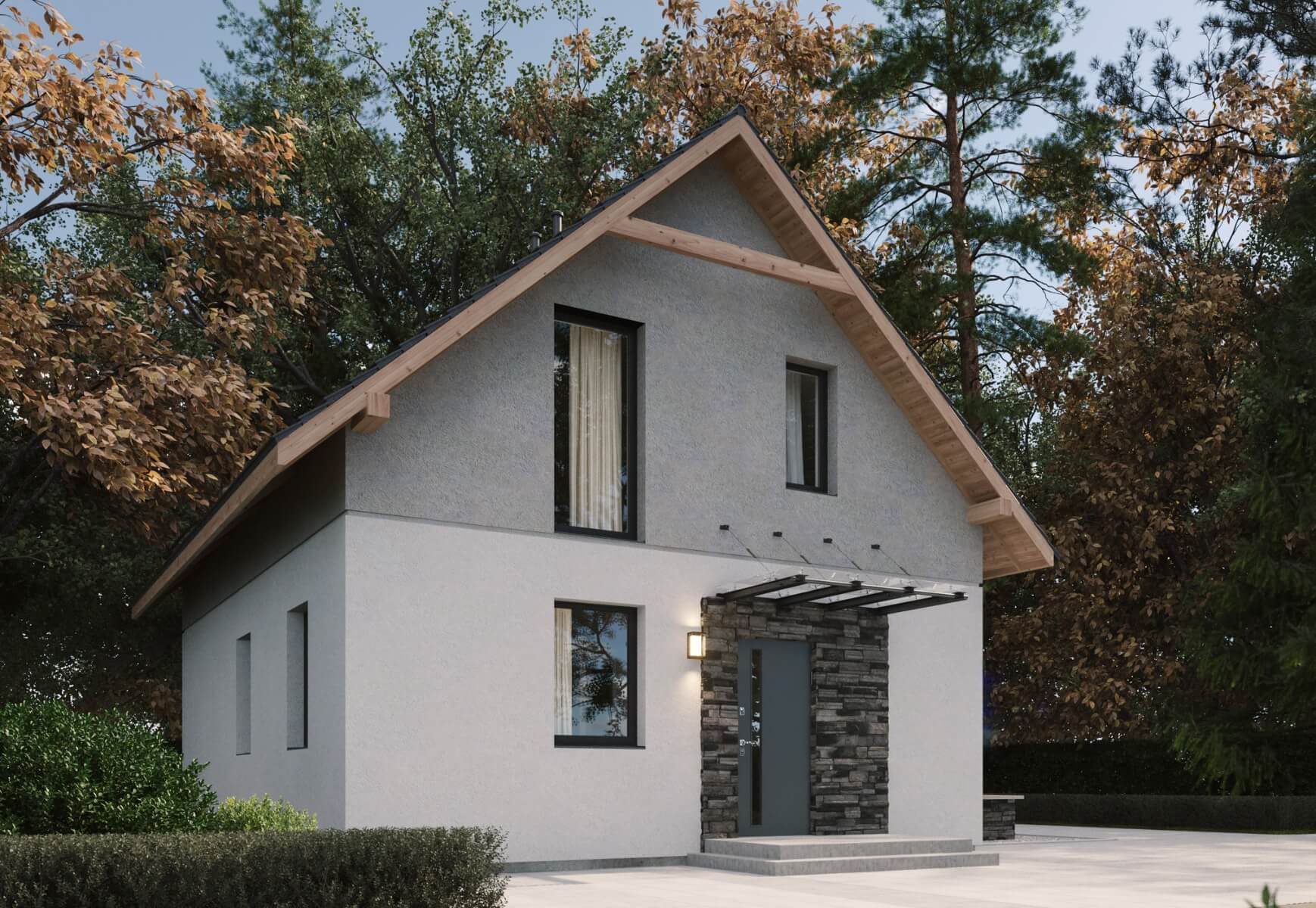 Dom murowany Rubin bez garażu - HDD1011