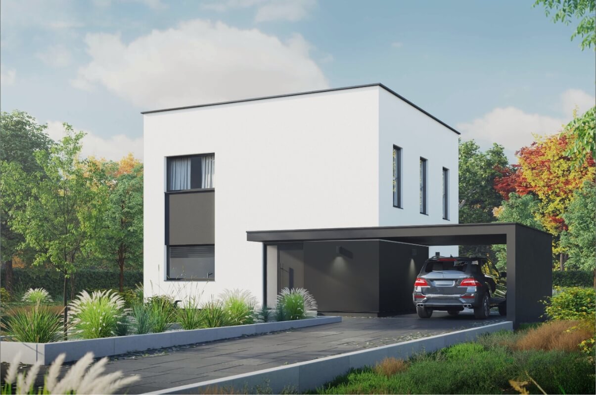 Dom prefabrykowany P.9 - HPK1008