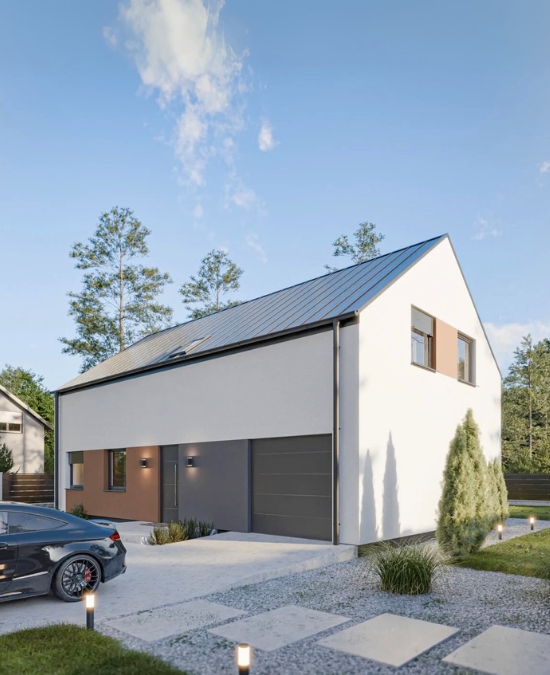 Dom prefabrykowany Stodoła 180B - HFX1028