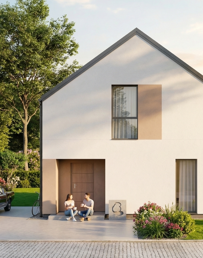 Dom prefabrykowany FastHome 130B - HFX1034