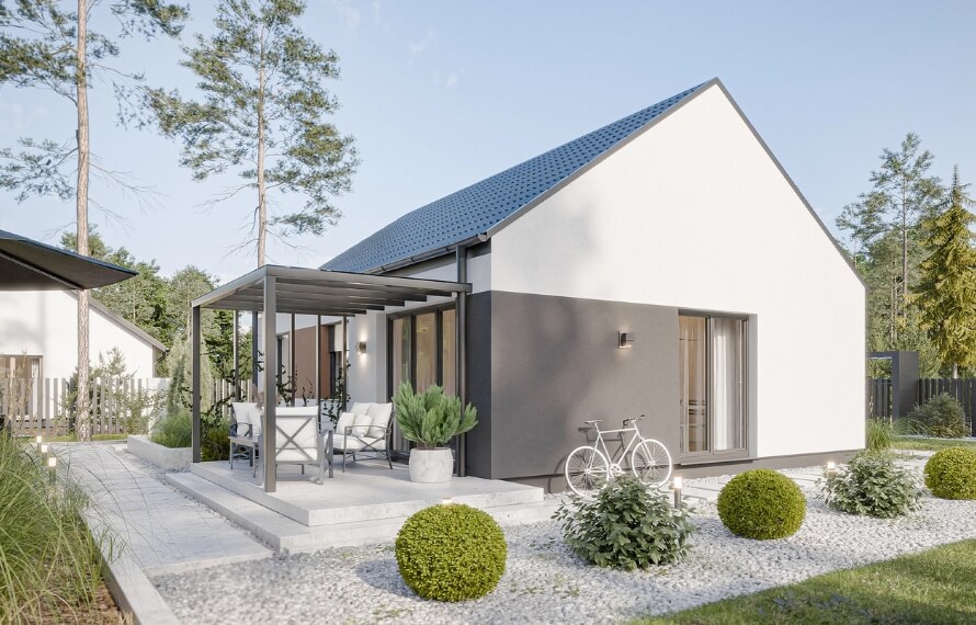 Dom prefabrykowany Parterowy 70A - HFX1000