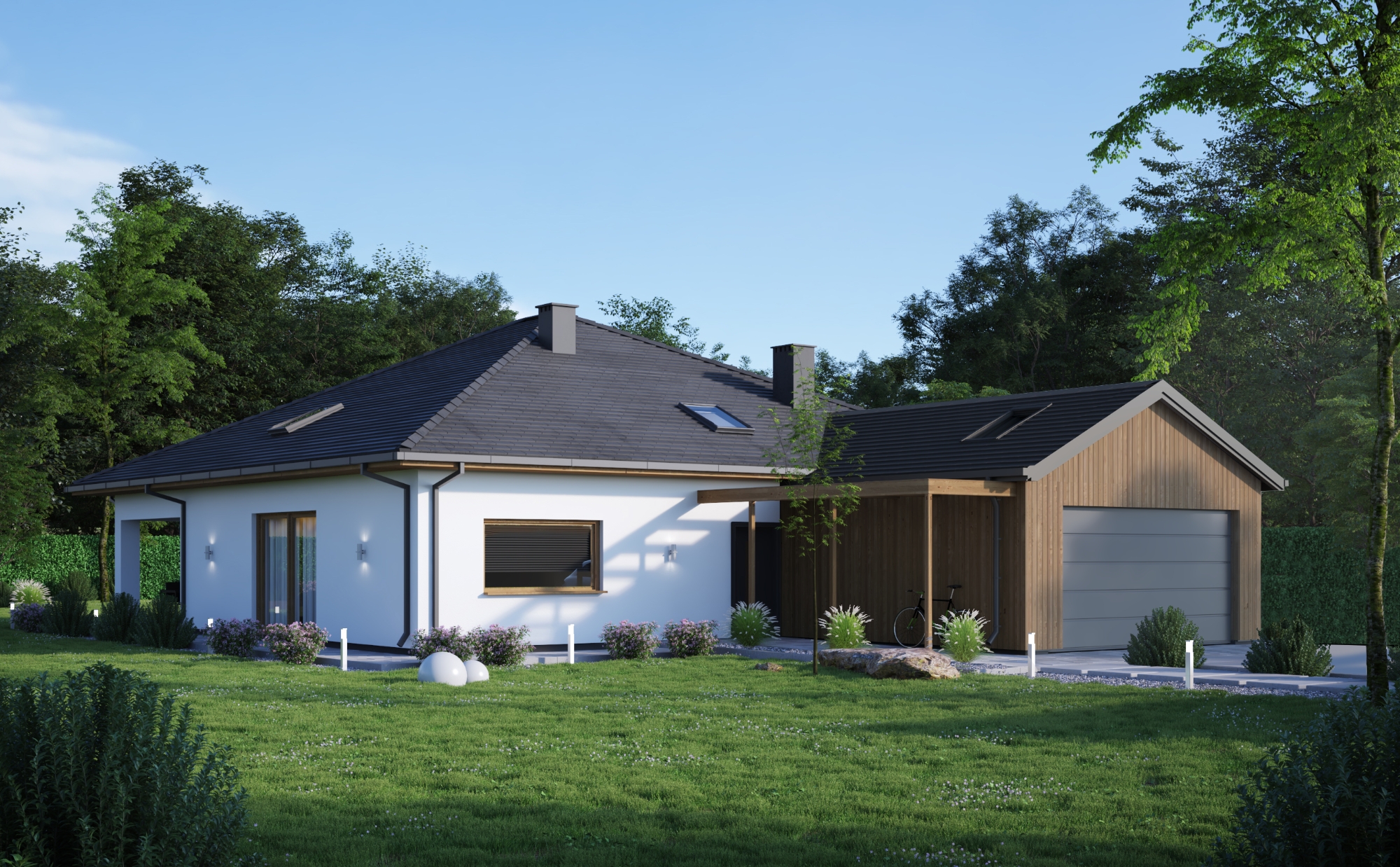 Dom prefabrykowany P.2 - HPK1001