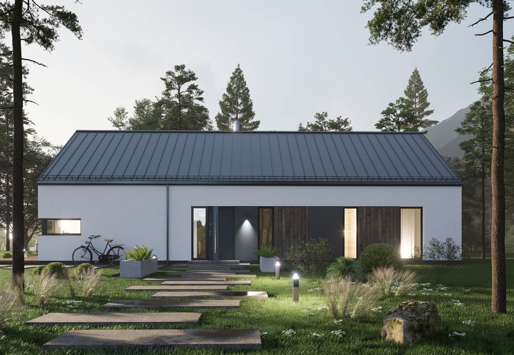 Dom murowany Atrakcyjna Stodoła wariant 1 - HAD1000