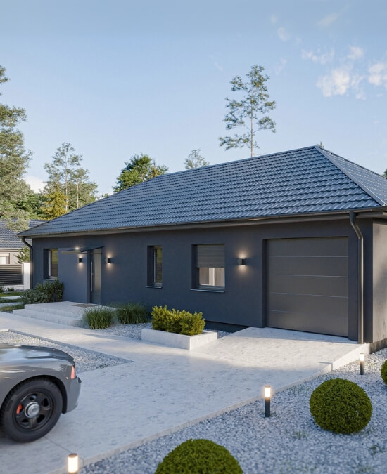 Dom prefabrykowany Parterowy 120B - HFX1016