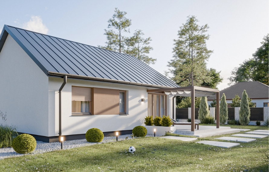 Dom prefabrykowany Parterowy 70B - HFX1001