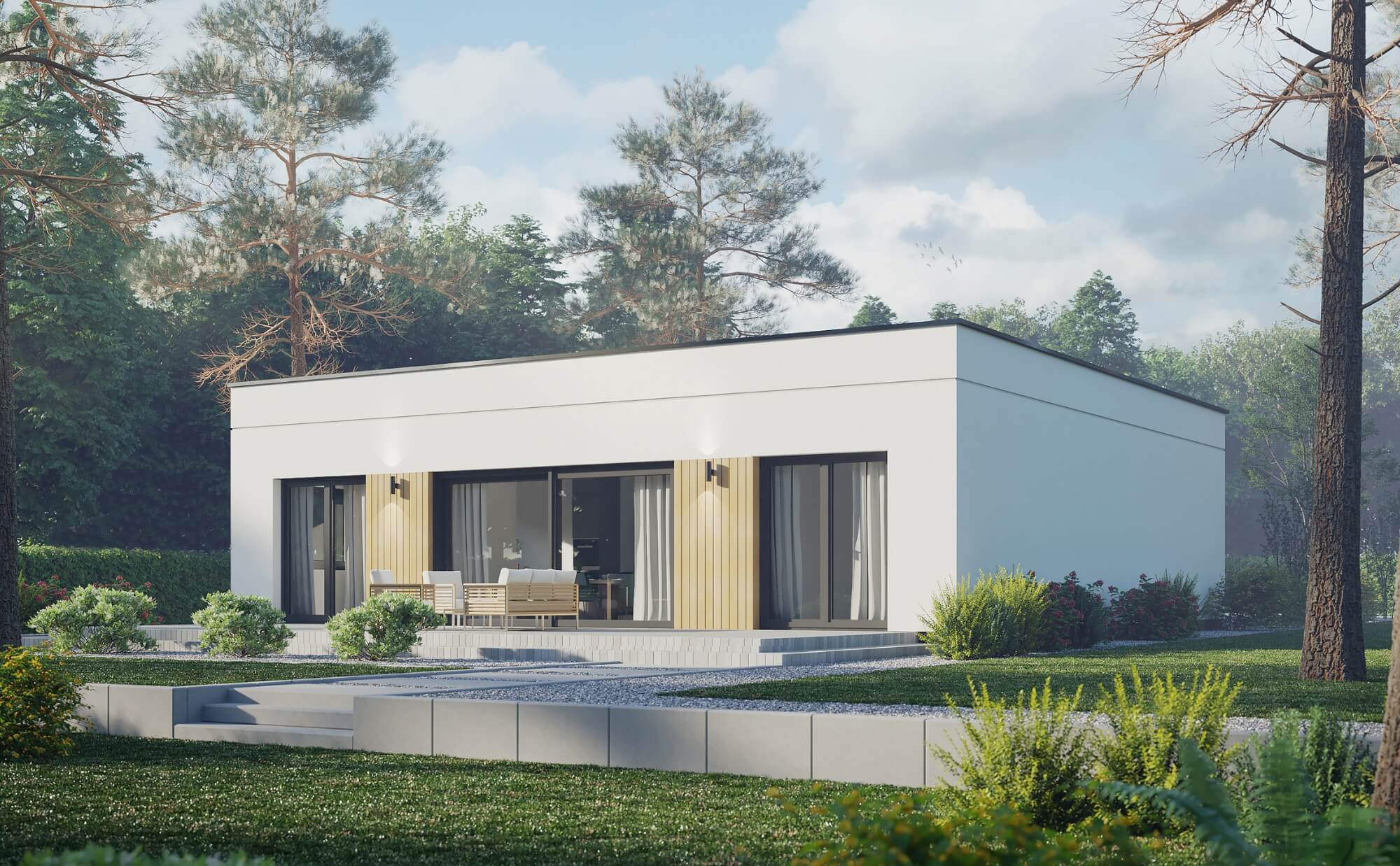 Dom prefabrykowany P.8 - HPK1007