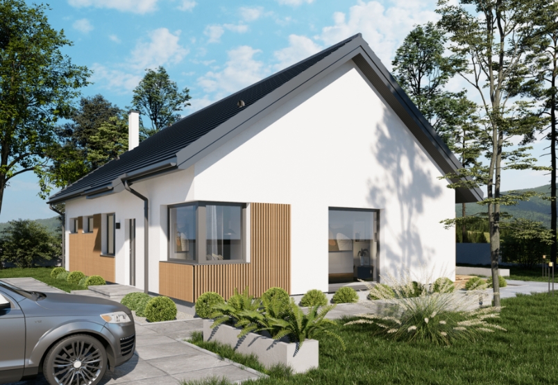 Dom keramzytowy Atrakcyjna Stodoła AS110 - HAK1005