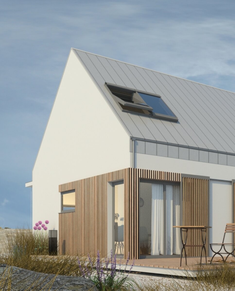 Dom keramzytowy Dom na 10 sposobów wersja nowoczesna - HAK1003