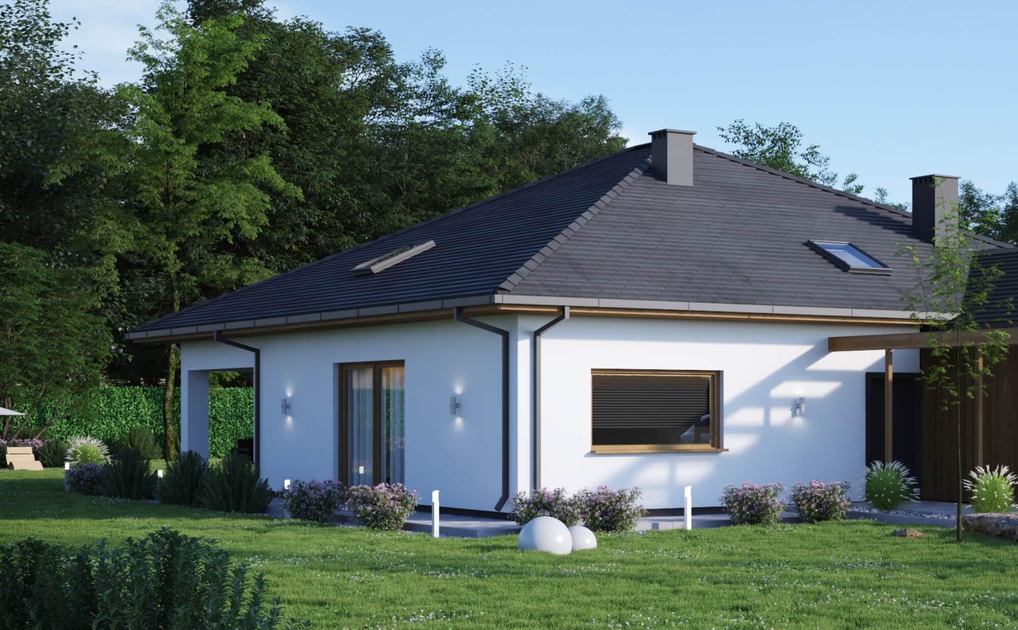 Dom prefabrykowany P.2 - HPK1001